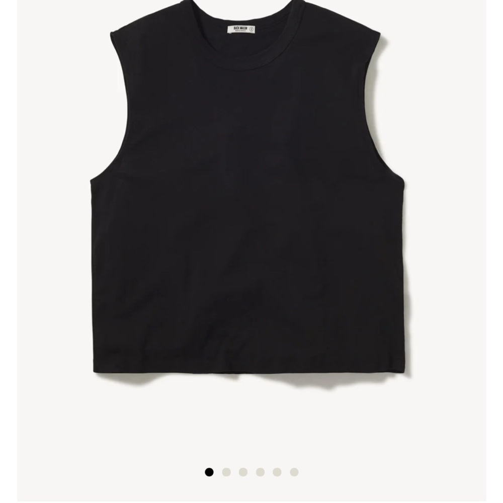 Buck Mason women’s Slub Muscle Tank | Color: Black